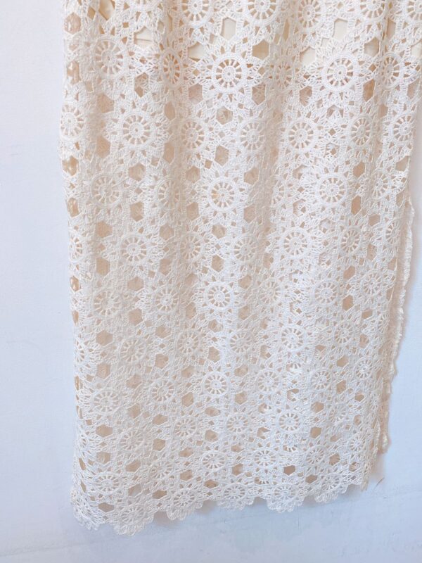 Saia midi crochet off white C&A + PatBo M - Imagem 5