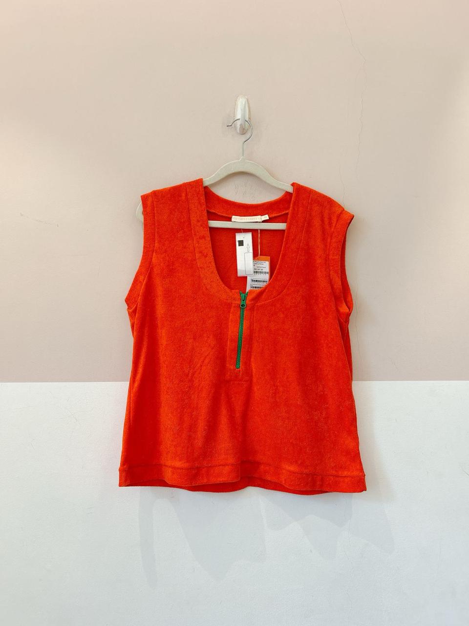 Regata atoalhada coral Pitta G