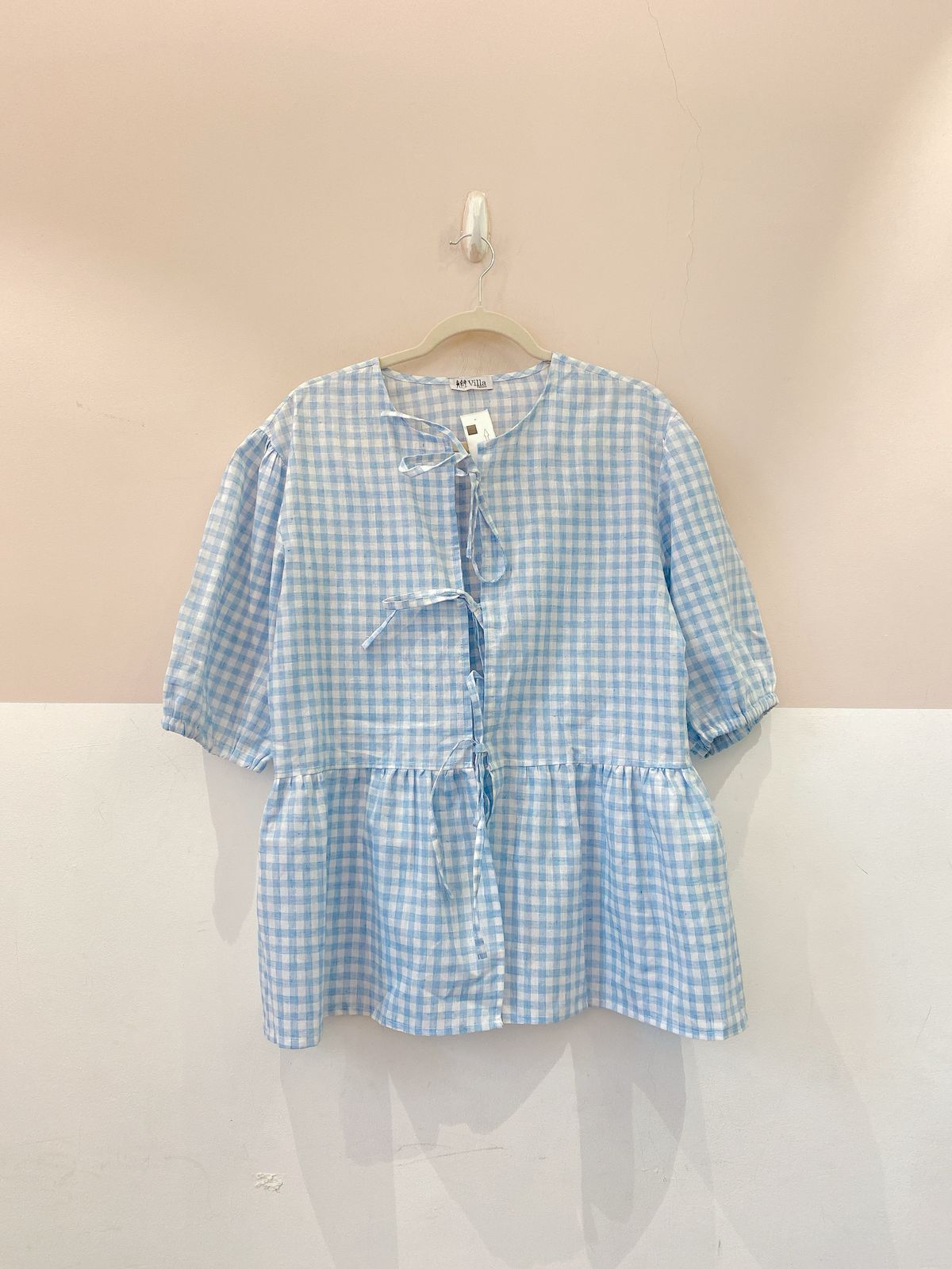 Bata vichy azul Villa Fashion G - Imagem 2