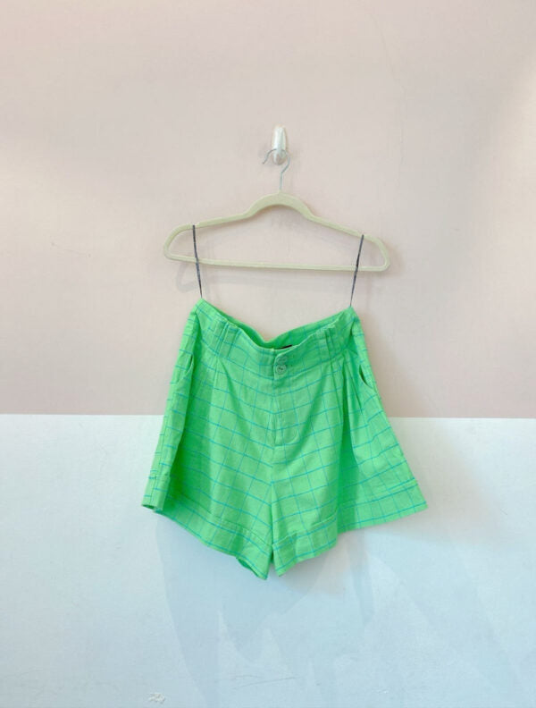 Short verde grid Maria Filó 40