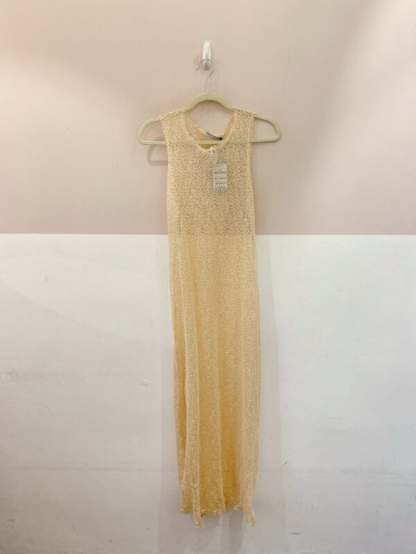 Vestido tela paetê Eugenia Sanson P