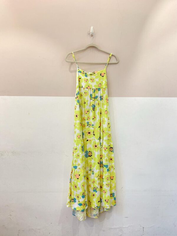 Vestido longo flores amarelas Animale 38