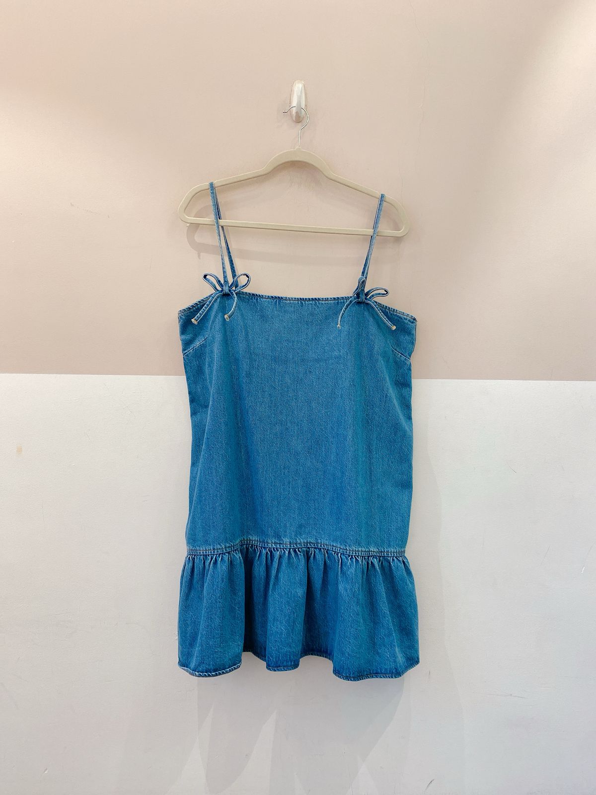 Vestido curto jeans Ganni 40 - Imagem 2