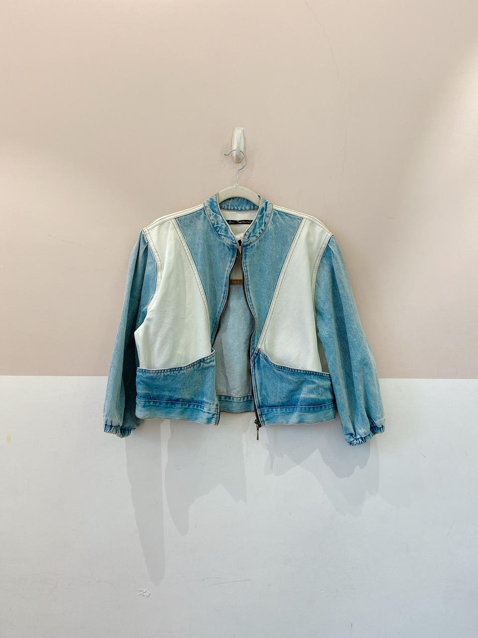 Jaqueta jeans dois tons Maria Filó M - Imagem 2