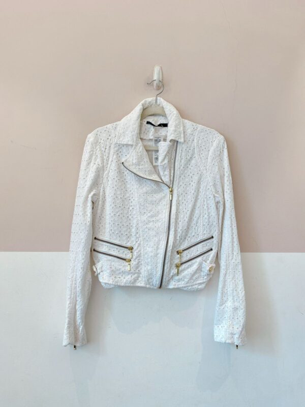 Jaqueta branca laise Animale M