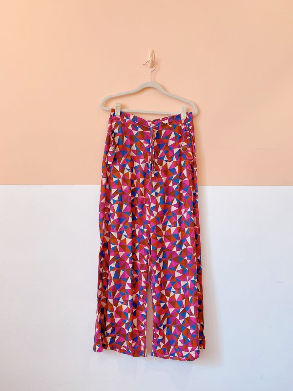 Calça geométrica colorida A Cult M