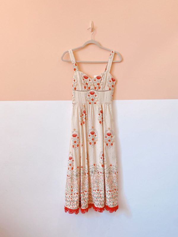 Vestido midi estampado Antix P